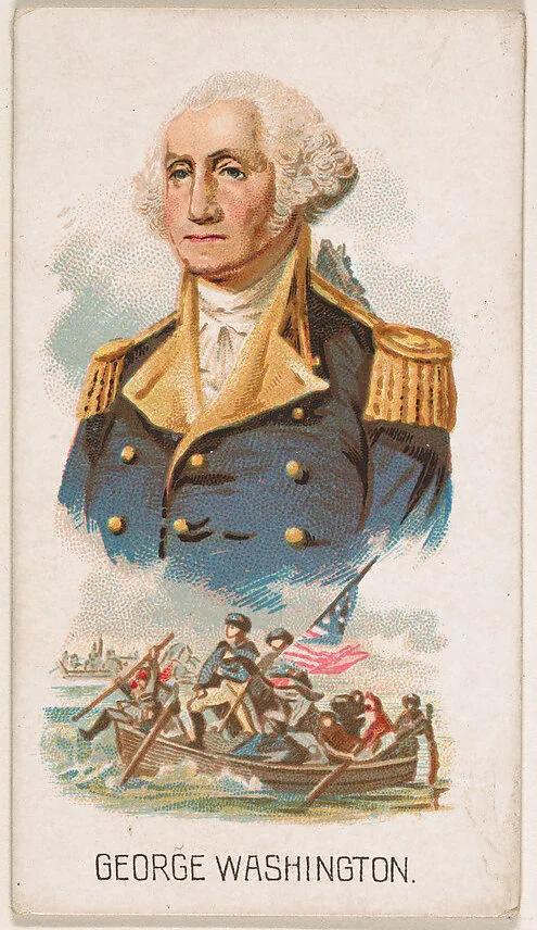 George Washington, from Leaders series (N222) issued by Kinney Bros. — Kinney Brothers Tobacco Company