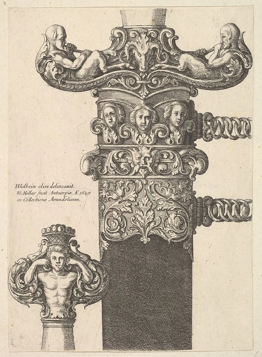 Dagger and scabbard — Wenceslaus Hollar|Hans Holbein the Younger