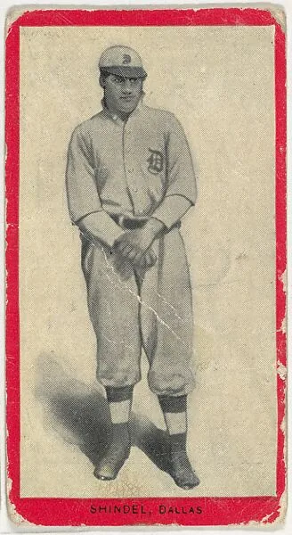 Shindel, Dallas, Texas League, from the Baseball Players (Red Borders) series (T210) issued by Old Mill Cigarettes — Old Mill Cigarettes, Virginia