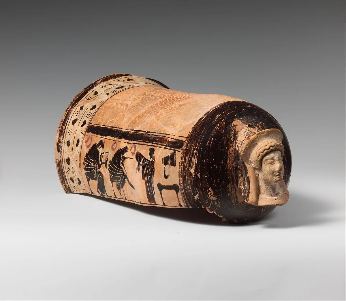 Terracotta onos (leg guard used in carding wool) — Golonos Group