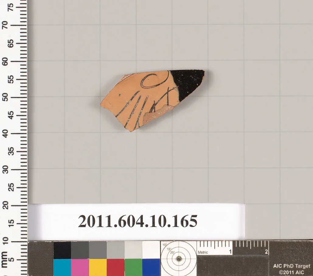 Terracotta fragment of a skyphos (deep drinking cup) — Unknown