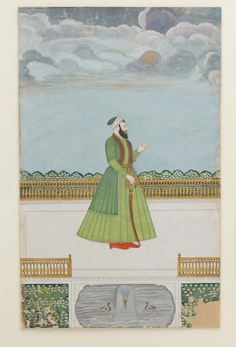 Nobleman on a Terrace — Unknown