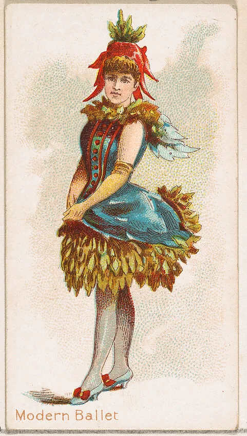 Modern Ballet Dancer, from the Dancing Women series (N186) issued by Wm. S. Kimball & Co. — William S. Kimball & Company