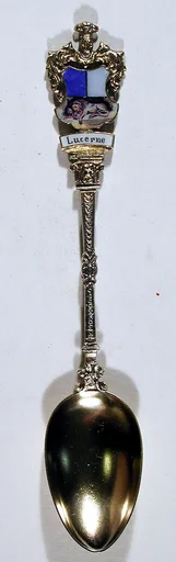 Souvenir spoon with arms of Lucerne