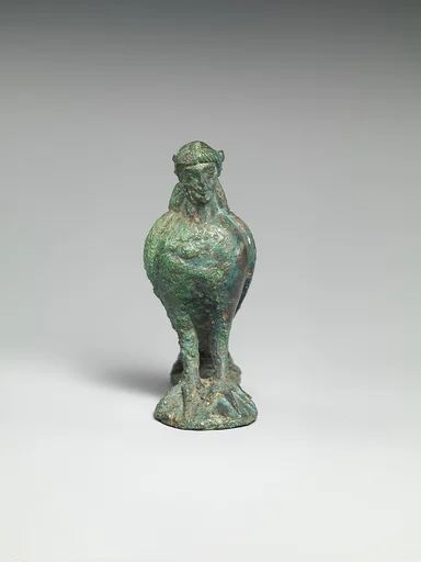 Bronze statuette of a siren