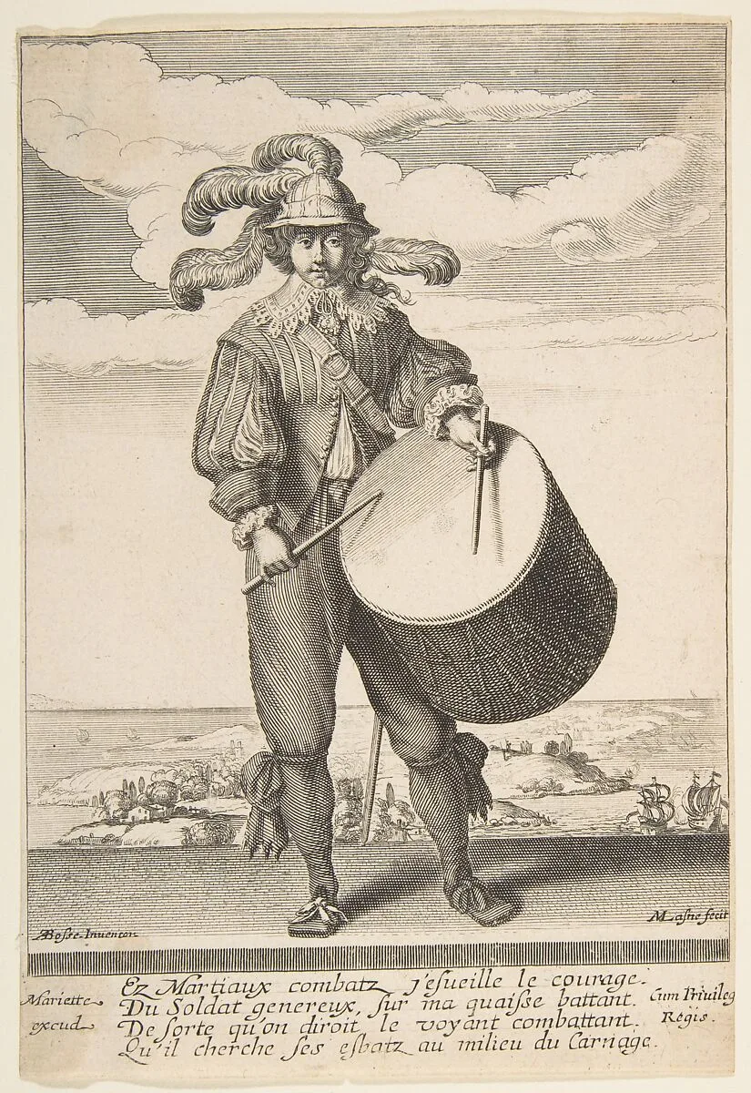 The Drummer — Michel Lasne|Abraham Bosse|Pierre Mariette