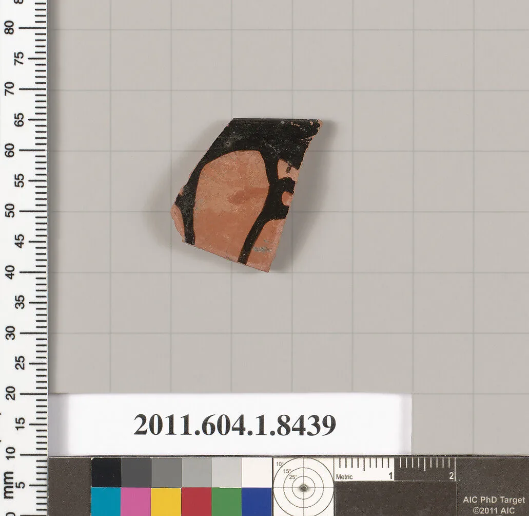 Terracotta rim fragment of a kylix (drinking cup) — Unknown