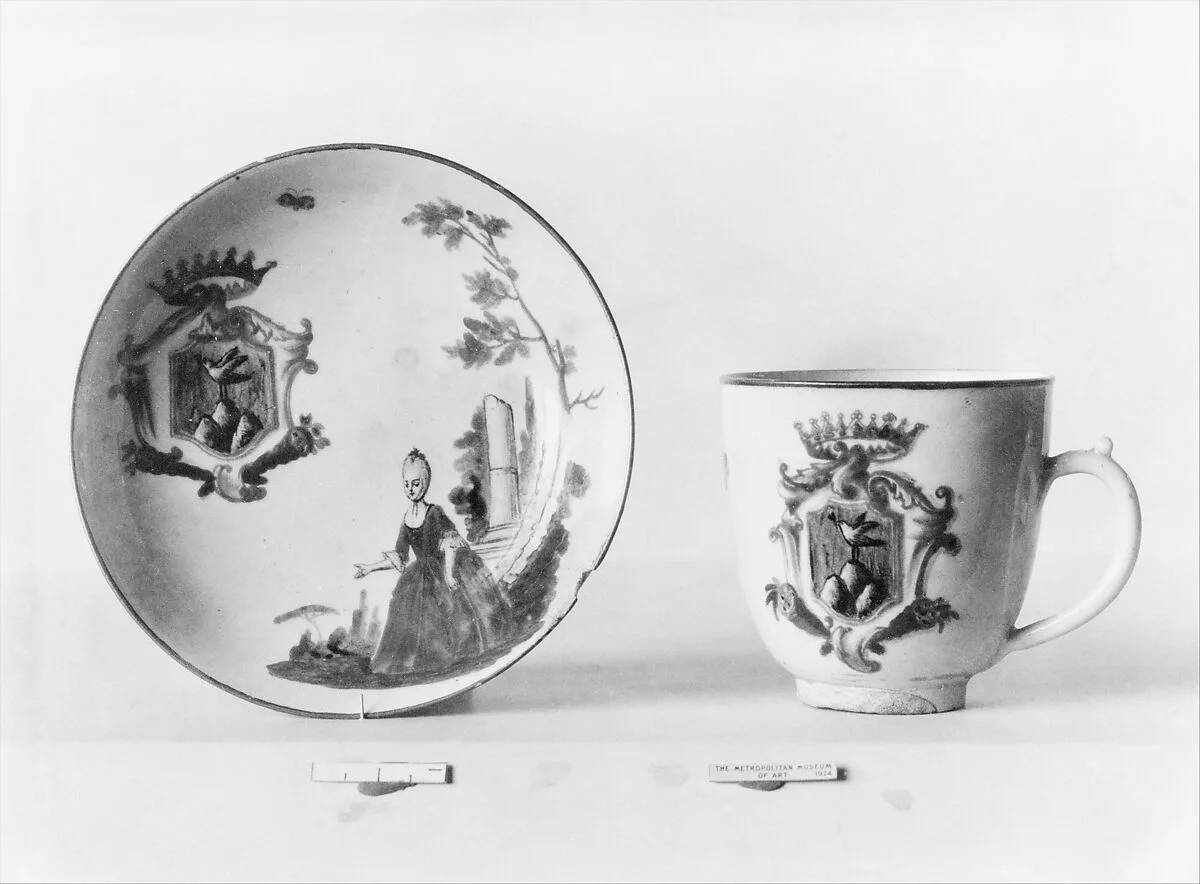 Cup and saucer — Cozzi Manufactory
