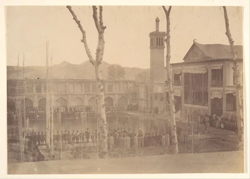[Palace of the Shah, Paying respects to the Shah/Fete de Salam, Teheran, Iran [same as 12] ]