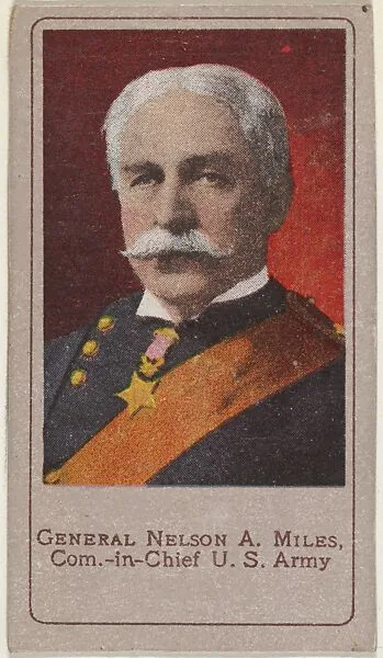 General Nelson A. Miles, Commander-in-Chief of the United States Army, from the Heroes of the Spanish War series (T175) — Kinney Brothers Tobacco Company|American Tobacco Company