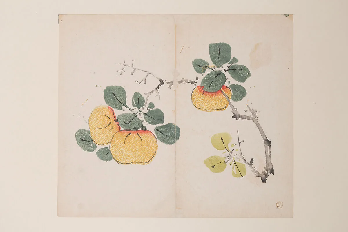 明 胡正言 《十竹齋書畫譜》 四開 木版畫|Page from the Ten Bamboo Studio Manual of Painting and Calligraphy — Hu Zhengyan