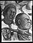 [Detail of Slaves from "The Conflict Over Slavery" Panel of Diego Rivera's Mural for the New Worker's School, New York City]