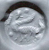 Stamp seal (scaraboid) with monster — Unknown