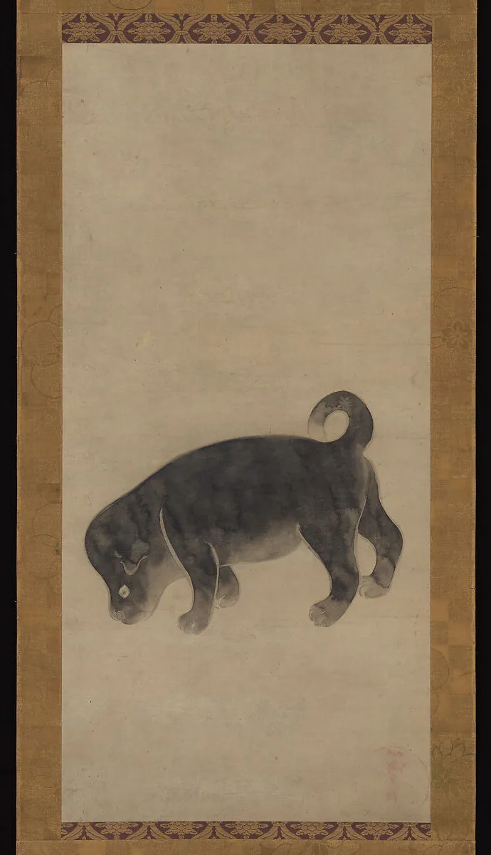 俵屋宗達工房 狗図|Puppy — Studio of Tawaraya Sōtatsu 俵屋宗達工房