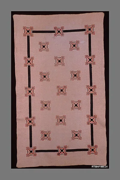 Stenciled Tablecloth — Unknown
