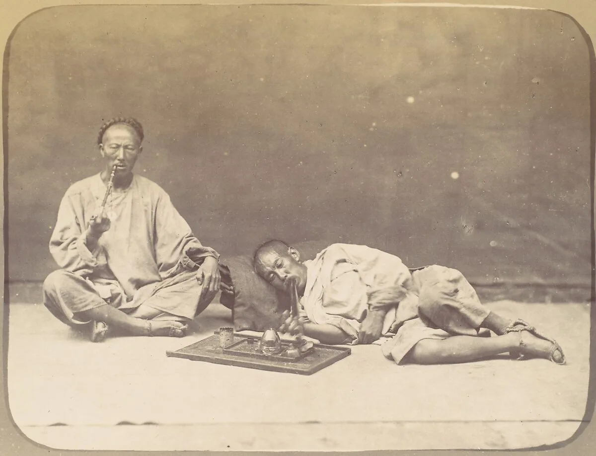 Opium smoker — William Thomas Saunders
