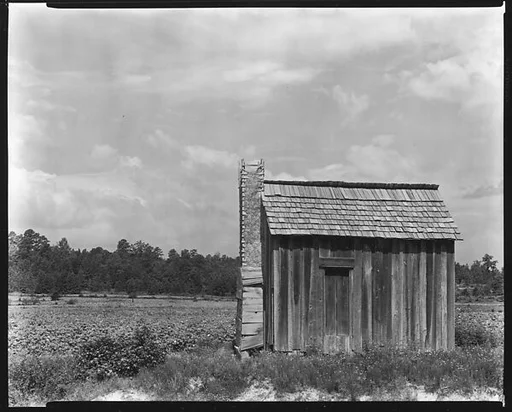 [Wooden Shack in Field]