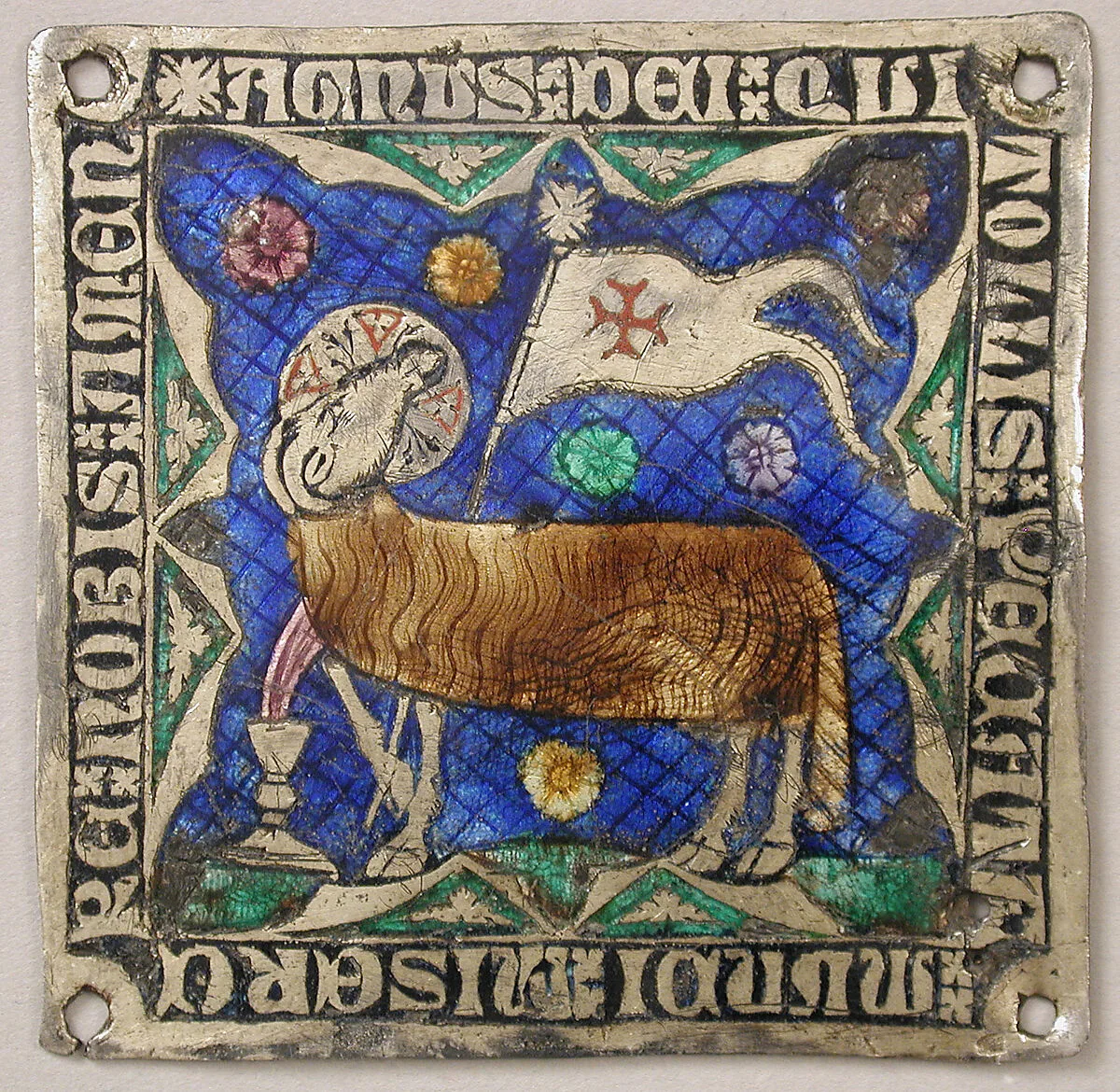 Plaque with Agnus Dei — Unknown