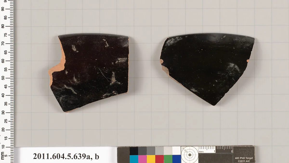 Terracotta rim fragments of kylikes (drinking cups) — Unknown
