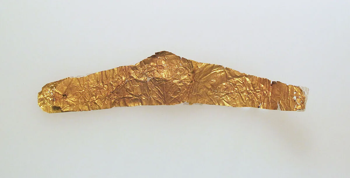 Frontlet of gold leaf — Unknown
