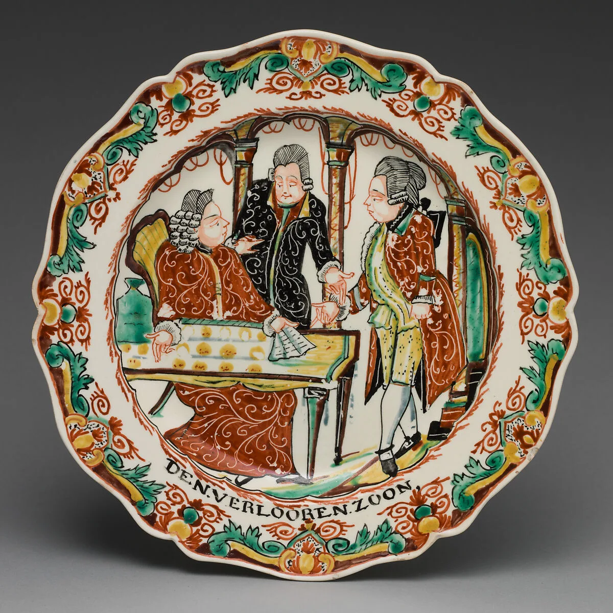 Plate (part of a set of six) — John Turner