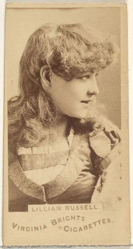 Lillian Russell, from the Actors and Actresses series (N45, Type 1) for Virginia Brights Cigarettes