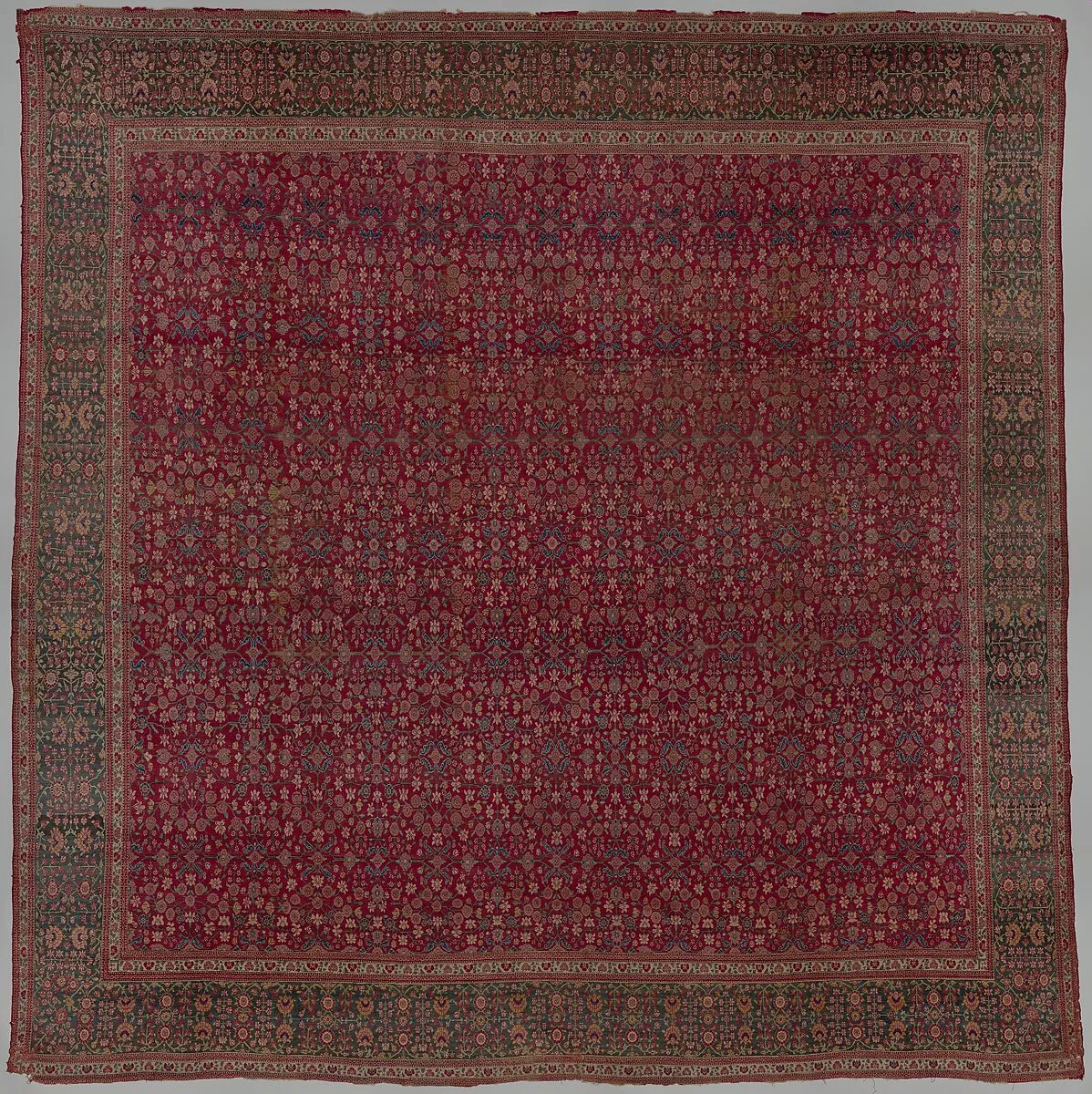 Carpet with a millefleur pattern — Unknown