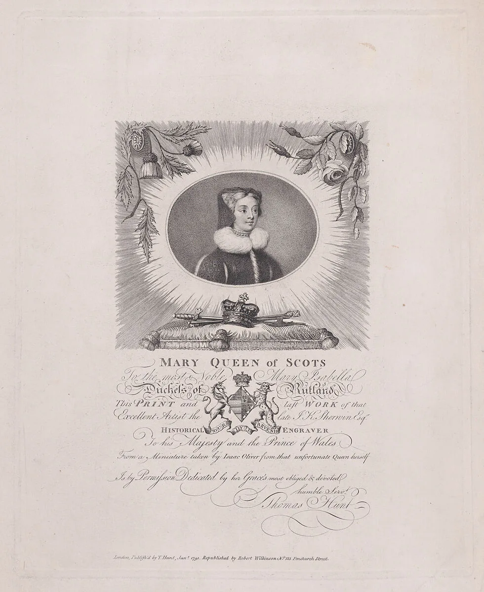 Mary, Queen of Scots — Mary, Queen of Scots|John Keyse Sherwin|Robert Wilkinson