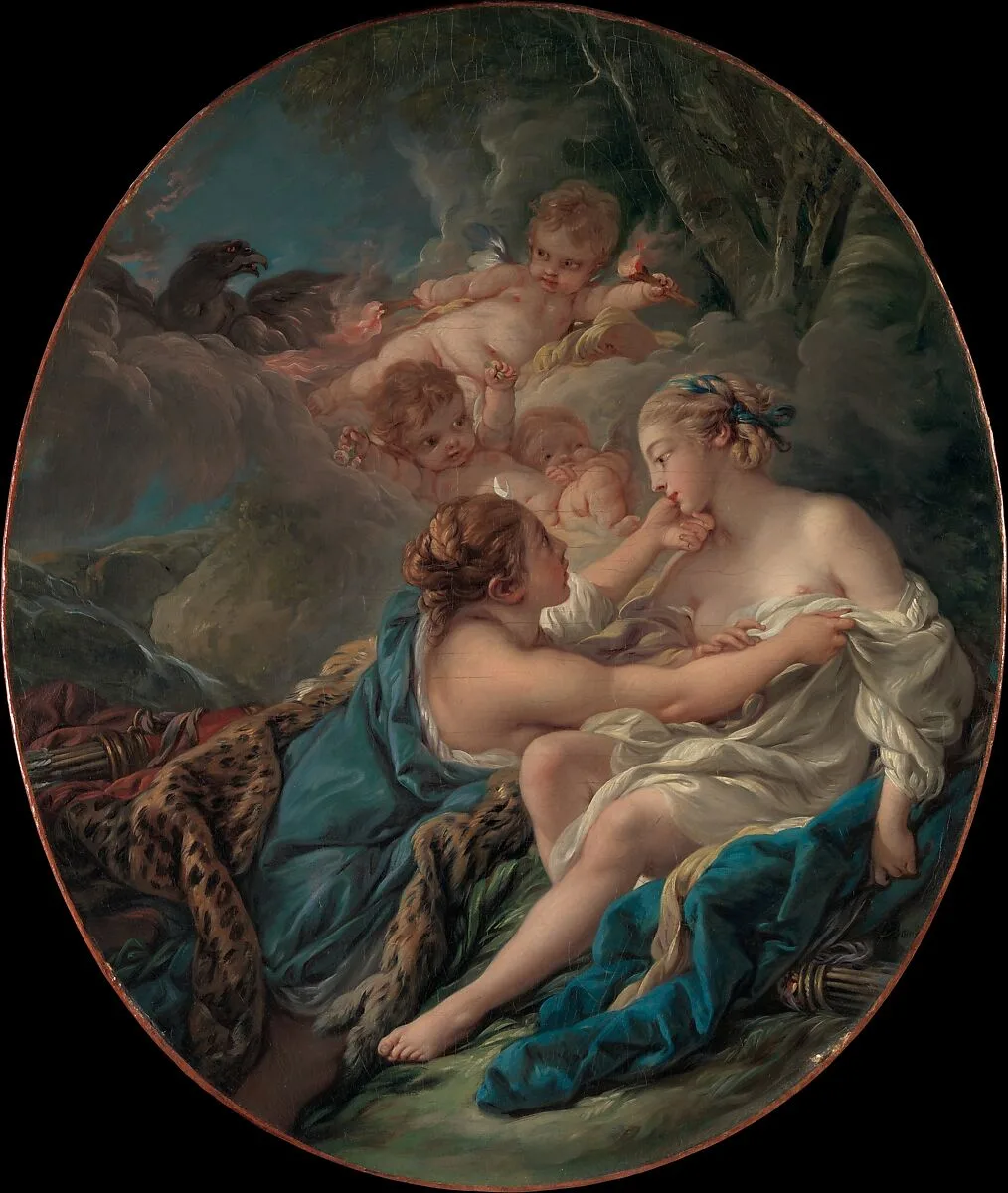 Jupiter, in the Guise of Diana, and Callisto — François Boucher