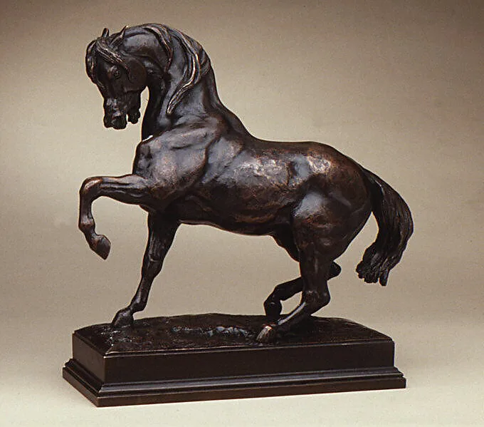 Turkish Horse, Left Foot Raised — Antoine-Louis Barye