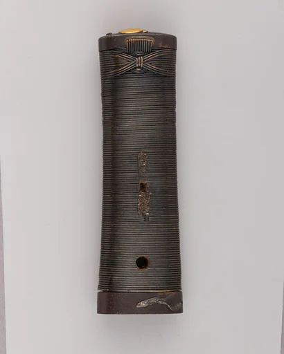 Sword Grip (Tsuka) with Hilt Collar and Pommel (Fuchigashira)