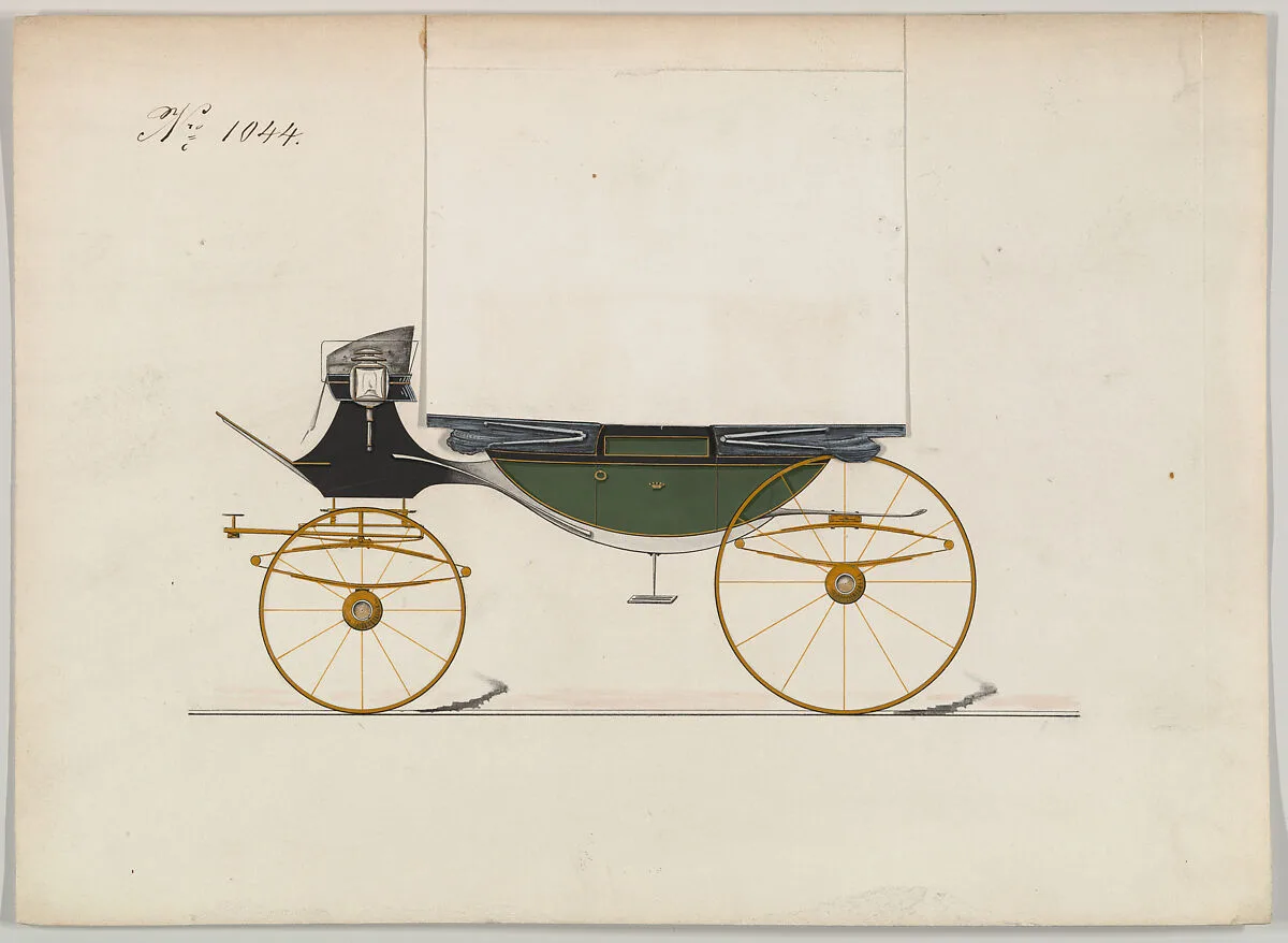 Design for Landau, no. 1044 — Brewster & Co.