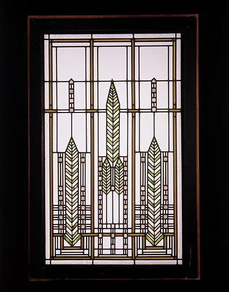 Side panel from Brinsmaid House — Arthur Heun|Giannini and Hilgart Glass Company