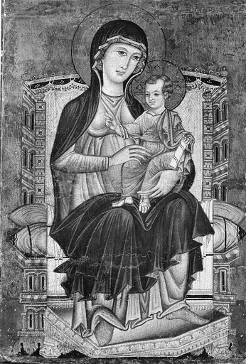 Madonna and Child Enthroned