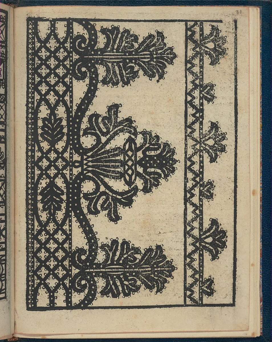 Le Pompe: Opera Nova, page 16 (recto) — Giovanni Battista & Marchio Sessa