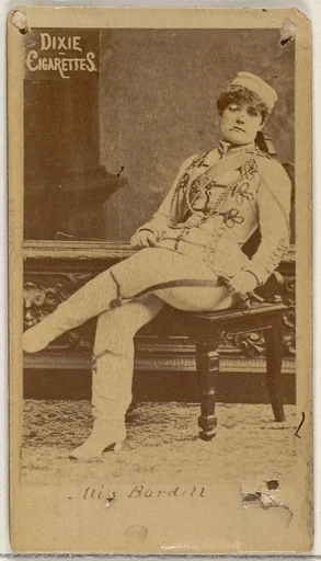 Miss Bardell, from the Actors and Actresses series (N45, Type 7) for Dixie Cigarettes