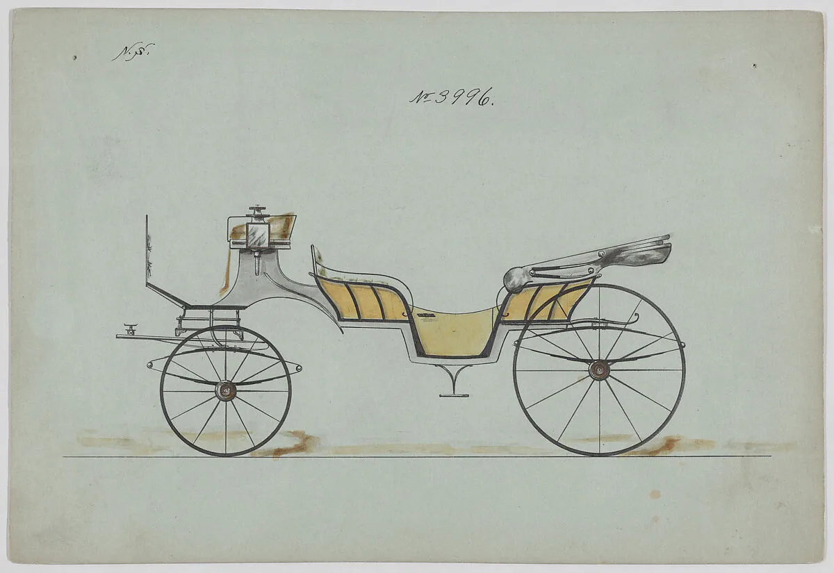 Design for Vis-à-vis, no. 3996 — Brewster & Co.