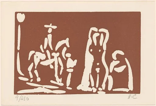Cèlestine with a Woman, a Cavalier and His Valet