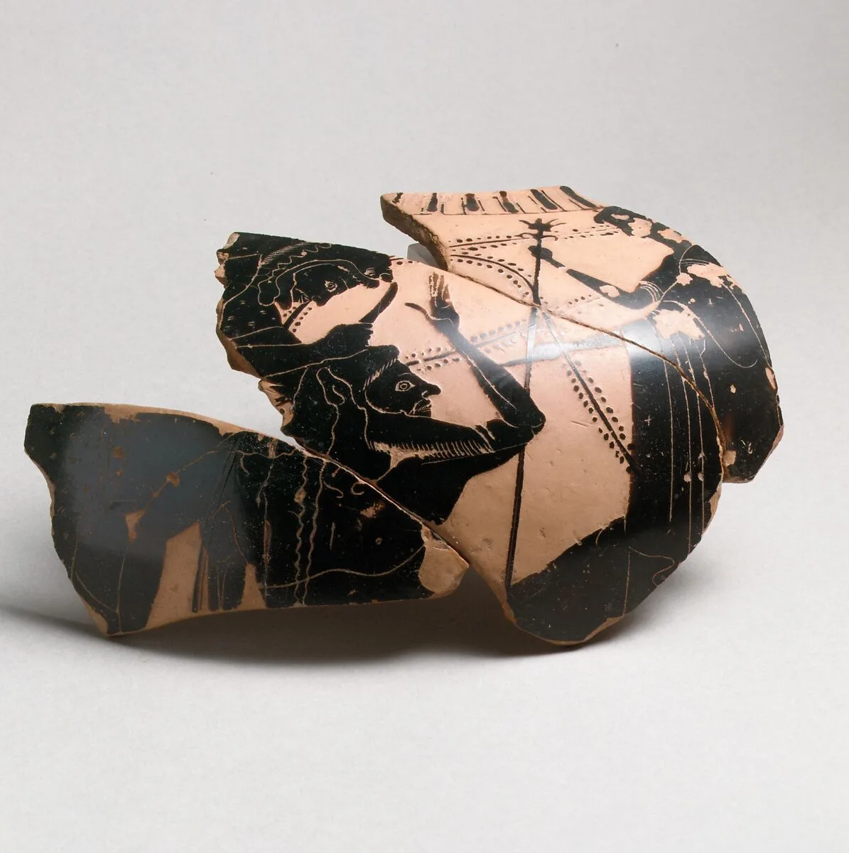 Neck-amphora, fragmentary — Leagros Group