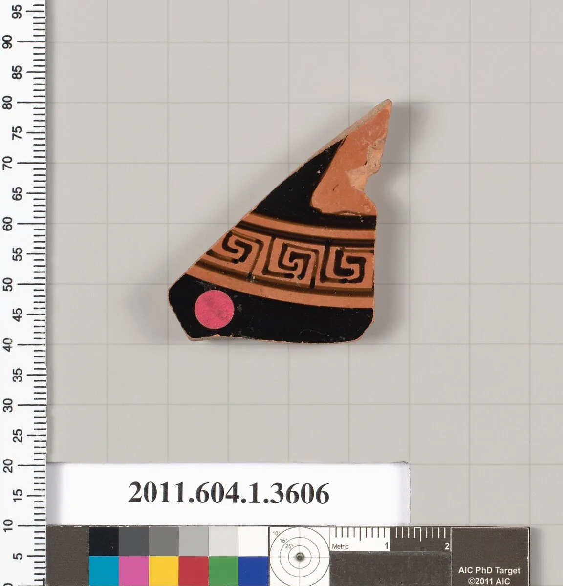 Terracotta fragment of a kylix (drinking cup) — Unknown