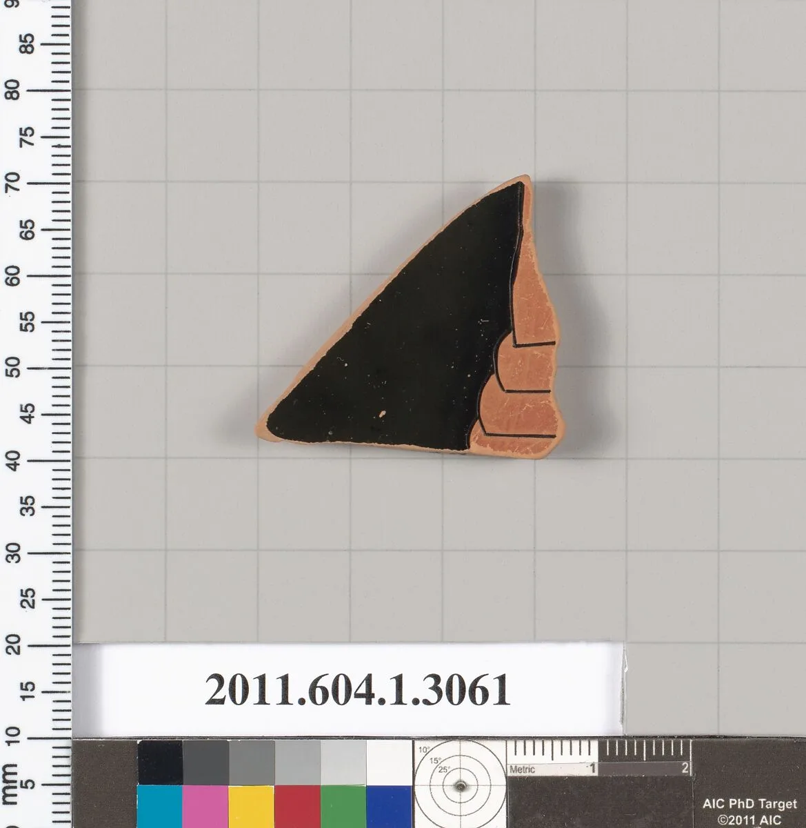 Terracotta fragment of a kylix (drinking cup) — Unknown