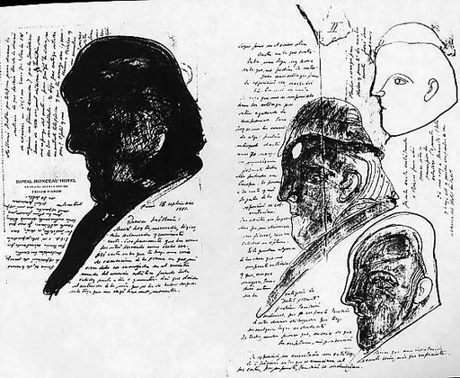 Self-Portrait in Profile