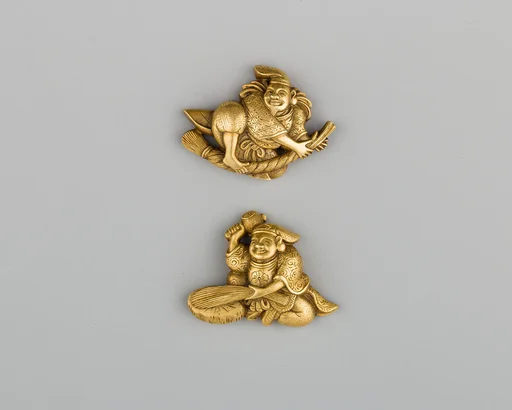 Pair of Sword-Grip Ornaments (Menuki)
