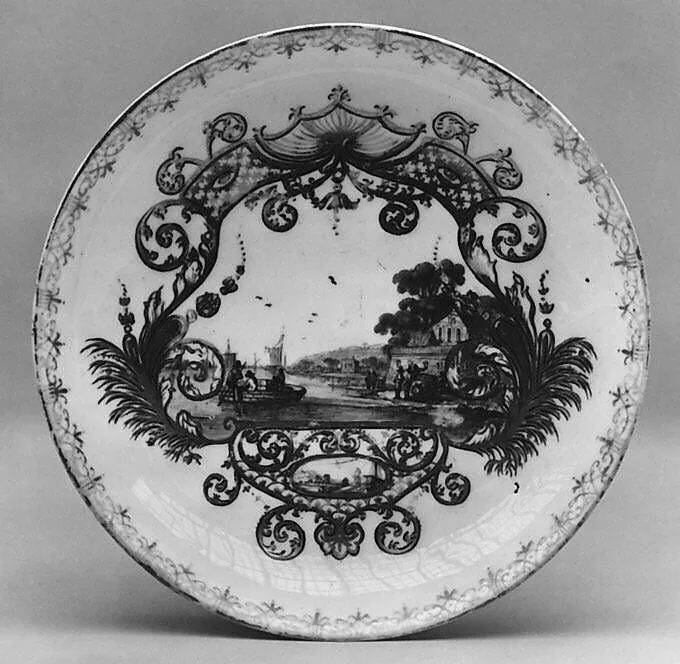 Saucer — Meissen Manufactory