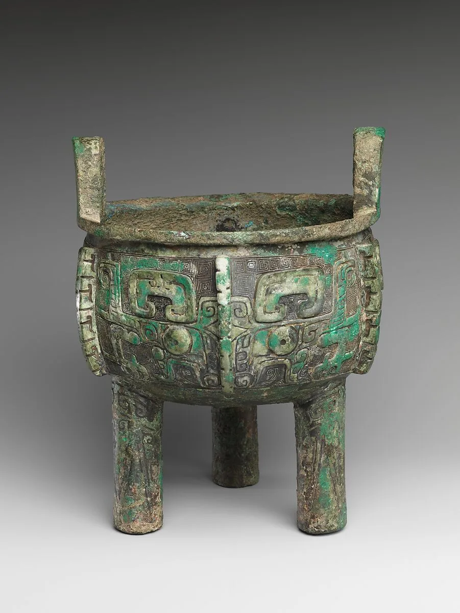 청동 정 중국 상|靑銅鼎 中國 商|Ritual tripod cauldron (Ding) — Unknown