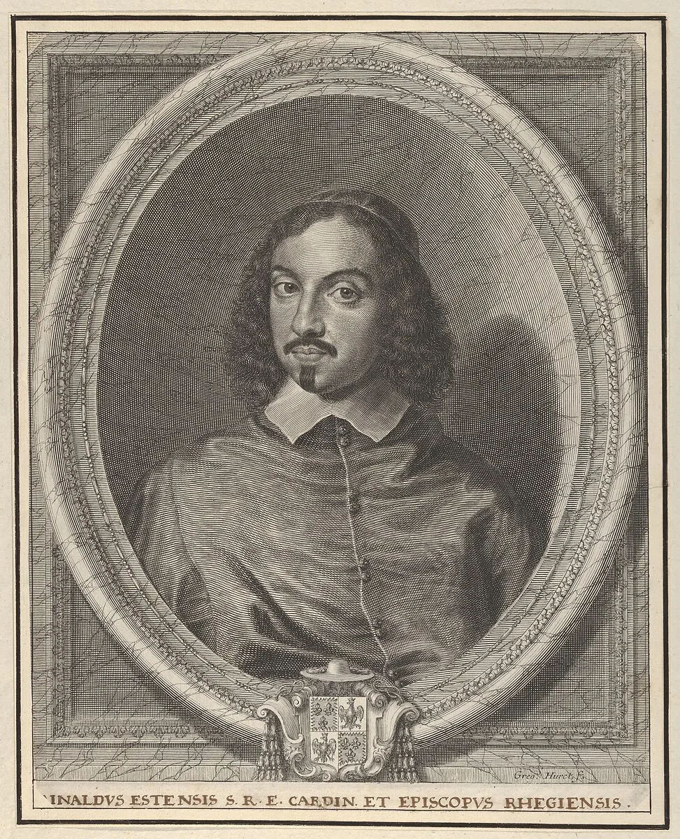 Rainauld d'Este, Cardinal Évêque de Reggio — Grégoire Huret
