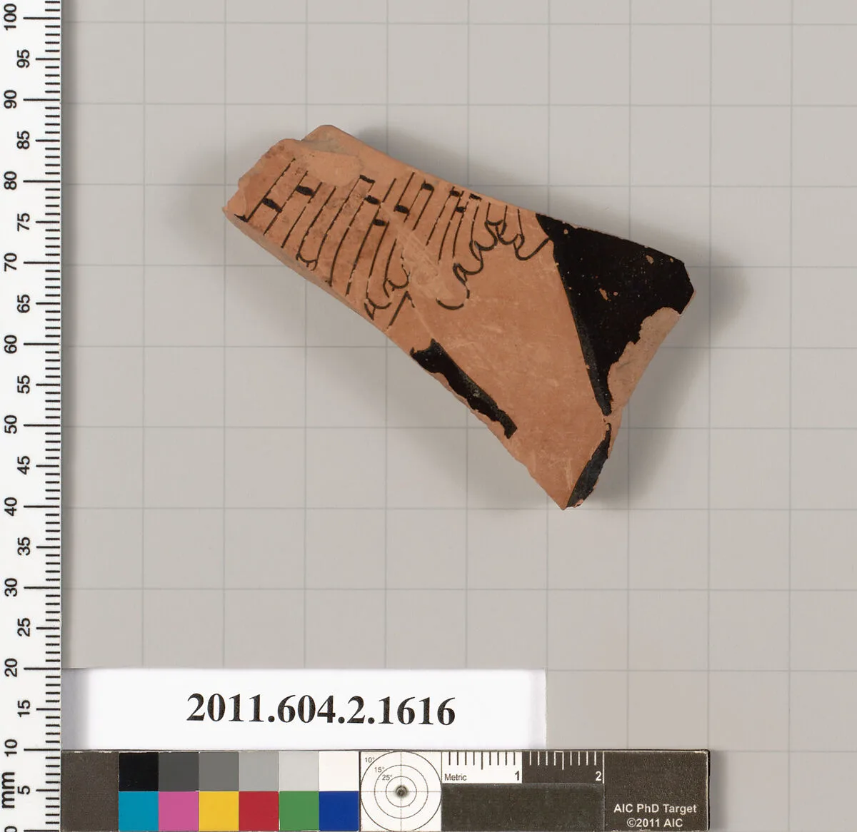 Terracotta fragment of a skyphos (deep drinking cup) — Unknown