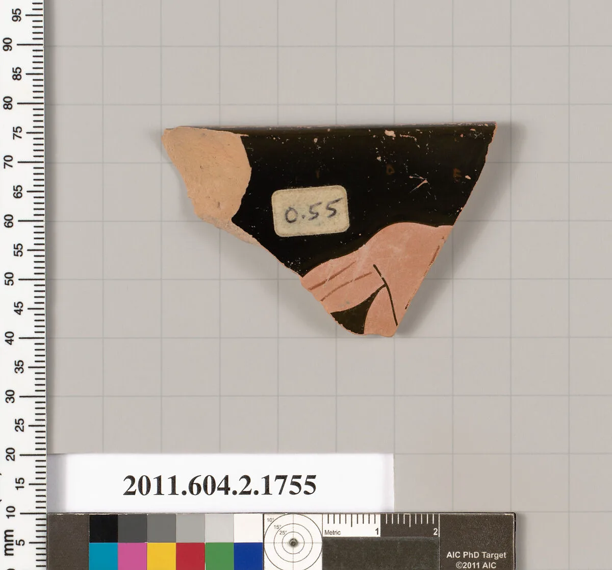 Terracotta rim fragment of a skyphos (deep drinking cup) — Unknown