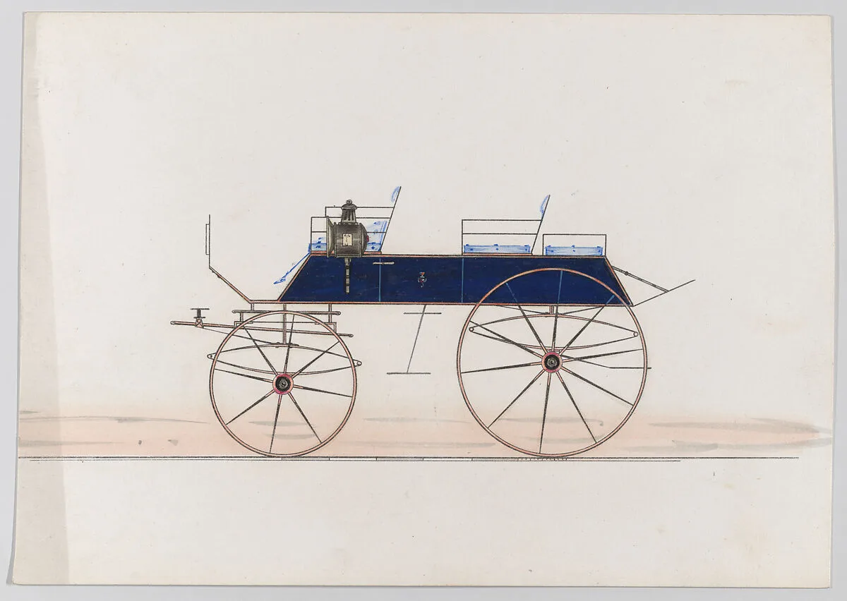 Design for Platform Wagon (unnumbered) — Brewster & Co.