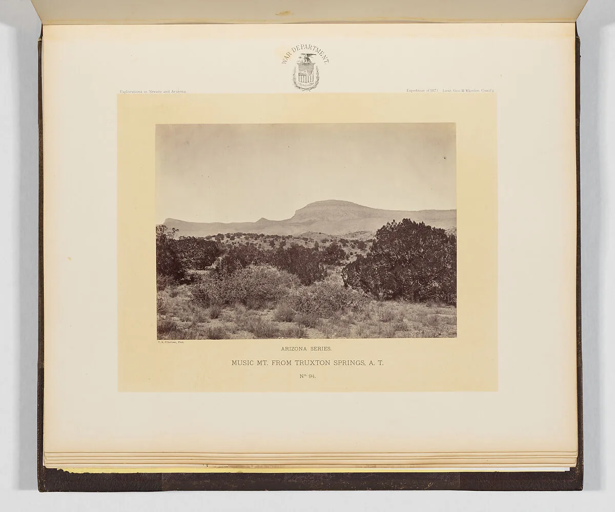 Music Mountain From Truxton Springs, Arizona Territory — Timothy H. O'Sullivan